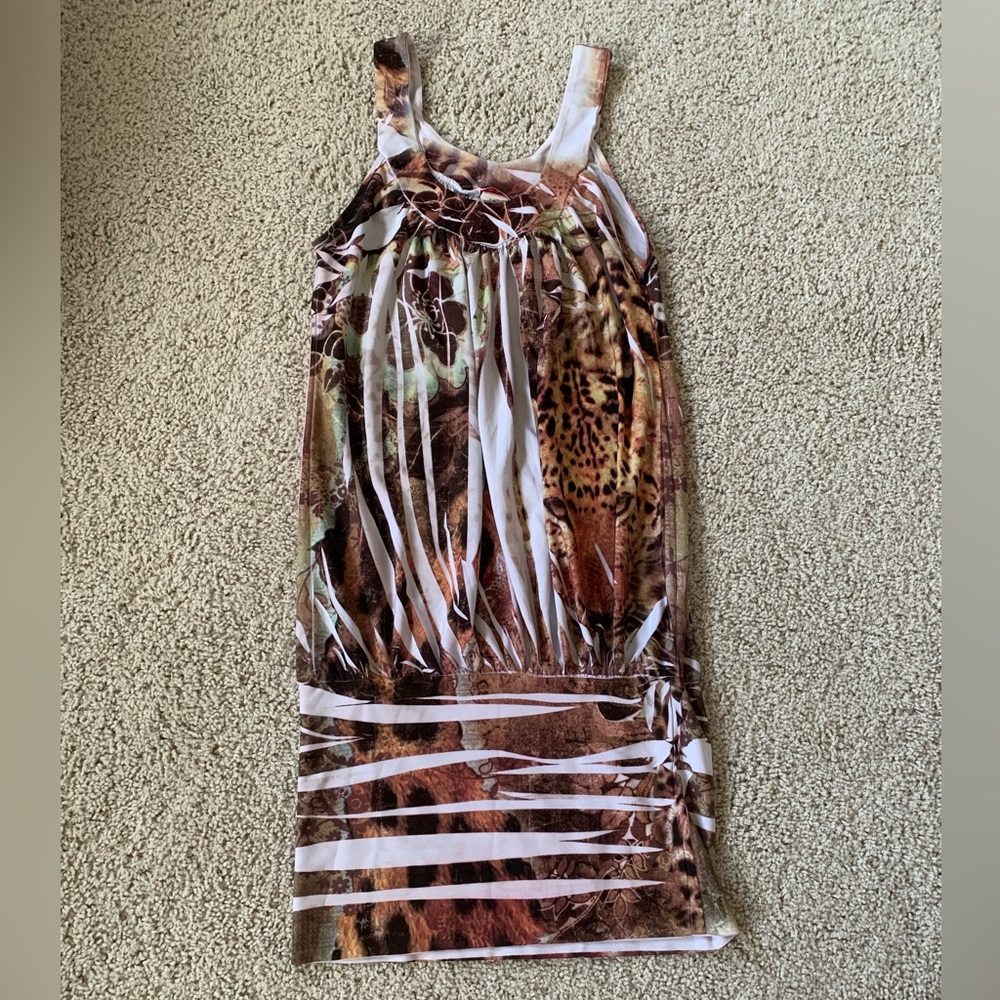 Leopard print Swim Coverup